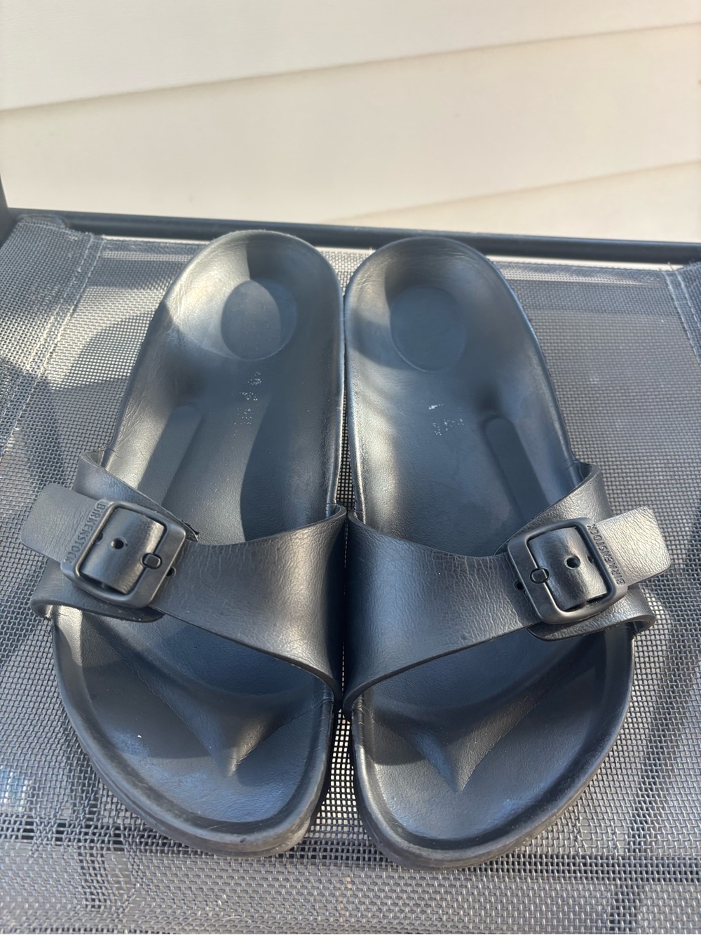 Birkenstock Madrid Eva Slides Women’s 9 9.5 40 Black Buckle Slip On Sandals